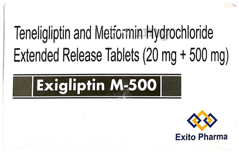Exigliptin M 500 Tablet SR image Exigliptin M 500 Tablet SR image