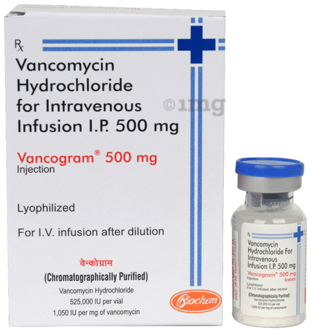 Vancogram 500mg Injection image