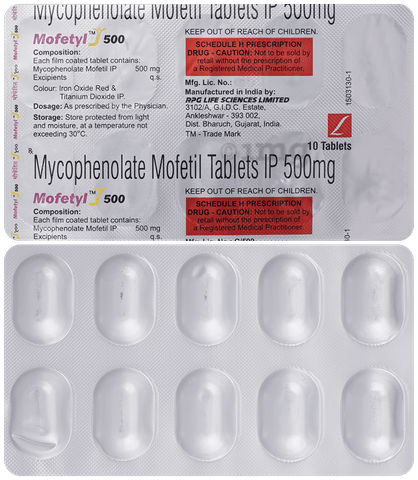 Mofetyl 500 Tablet image