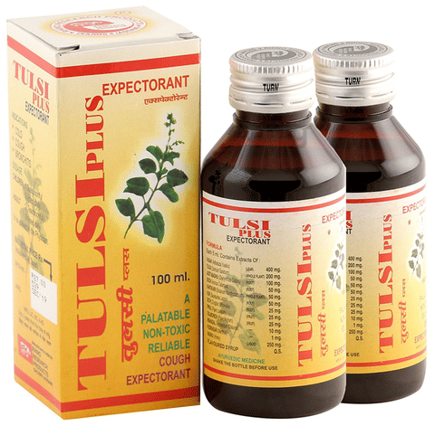 Tulsi Plus Expectorant (100ml Each) image Tulsi Plus Expectorant (100ml Each) image