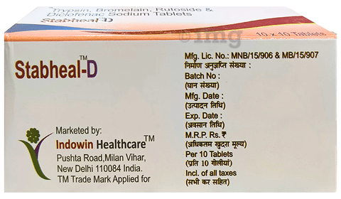 Stabheal-D Tablet image