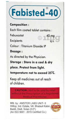 Fabisted 40 Tablet image