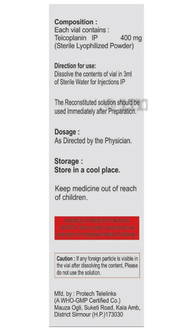 Mecoplan 400mg Injection image