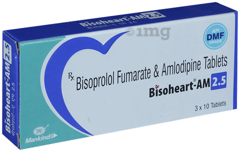 Bisoheart-AM 2.5 Tablet image Bisoheart-AM 2.5 Tablet image