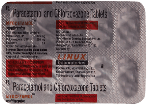 Myocetamol Tablet image