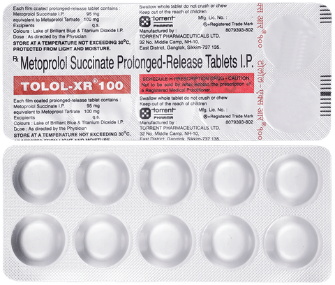 Tolol -XR 100 Tablet image