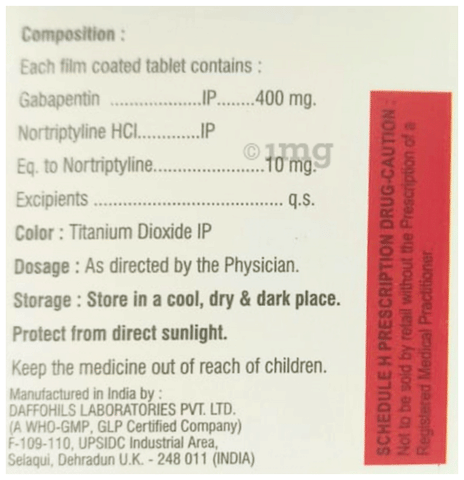 Dexogaba NT 400 Tablet image Dexogaba NT 400 Tablet image