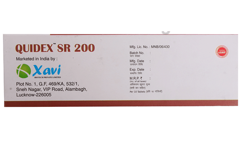 Quidex SR 200 Tablet image Quidex SR 200 Tablet image