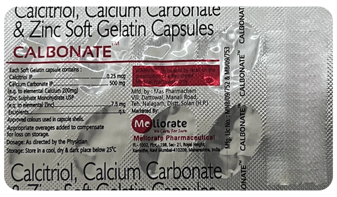 Calbonate Softgel Capsule image Calbonate Softgel Capsule image