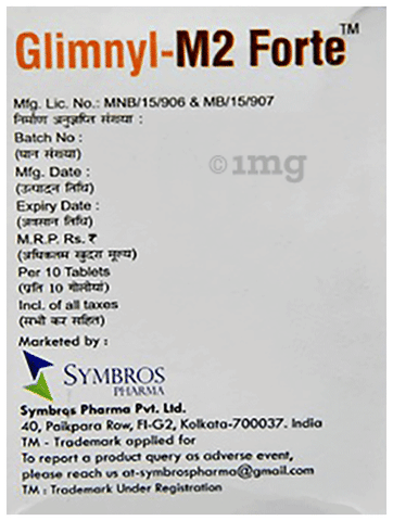 Glimnyl-M2 Forte Tablet SR image