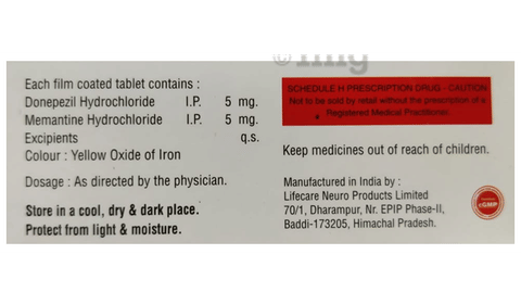 Donetine-M 5 Tablet image Donetine-M 5 Tablet image
