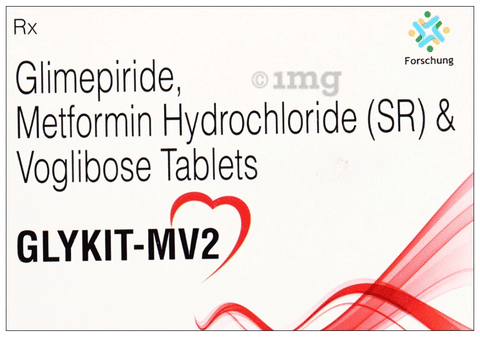 Glykit-MV 2 Tablet SR image