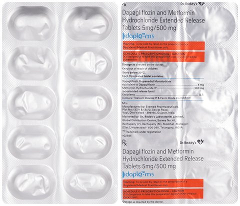 Daplo M 5mg/500mg Tablet image Daplo M 5mg/500mg Tablet image