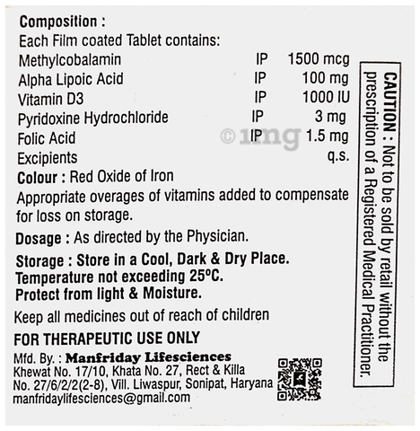 Nervmend-D3 Tablet image