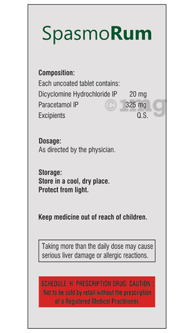 Spasmorum Tablet image