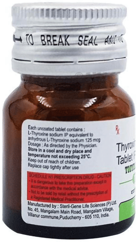 Thyrogear 125mcg Tablet image Thyrogear 125mcg Tablet image