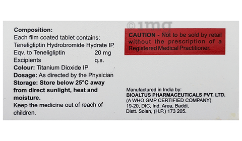 Theliptin 20 Tablet image