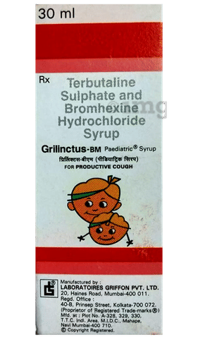 Grilinctus-BM Paediatric Syrup image