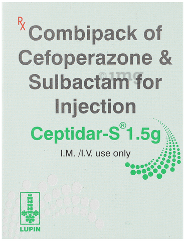 Ceptidar S 1.5G Injection image Ceptidar S 1.5G Injection image