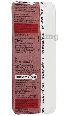 Spasmonil Plus Tablet image