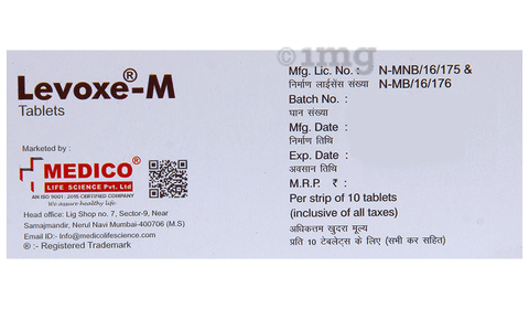 Levoxe-M Tablet image Levoxe-M Tablet image