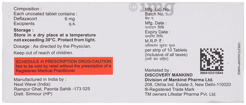 Mahacort DZ 6 Tablet image