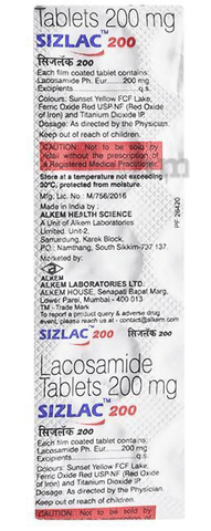 Sizlac 200mg Tablet image Sizlac 200mg Tablet image