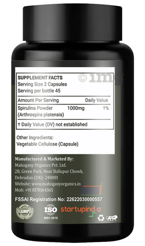 Mahogany Spirulina Capsule image