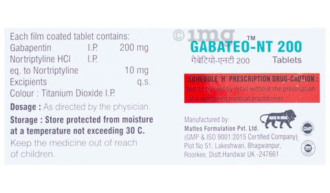 Gabateo NT 200 Tablet image