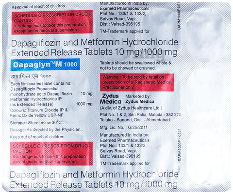 Dapaglyn M 1000 Tablet ER