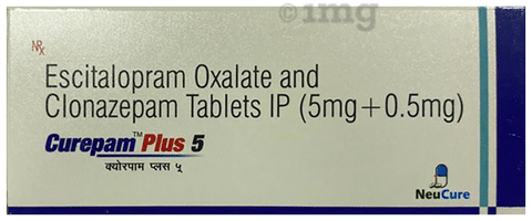 Curepam Plus 0.5mg/5mg Tablet