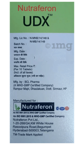 Nutraferon UDX Tablet image