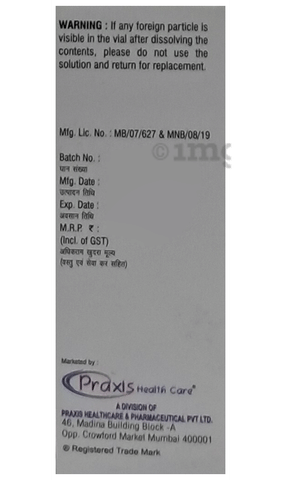 Praxone 1gm Injection image