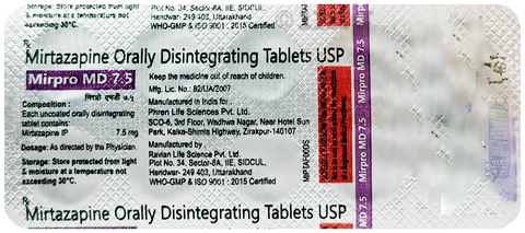 Mirpro MD 7.5 Tablet image Mirpro MD 7.5 Tablet image