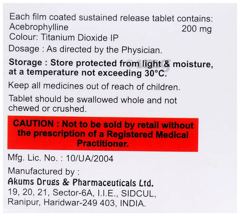 Aphynac SR 200 Tablet image