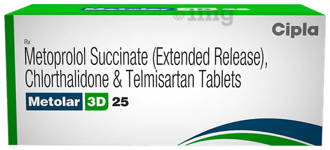 Metolar 3D 25 Tablet ER