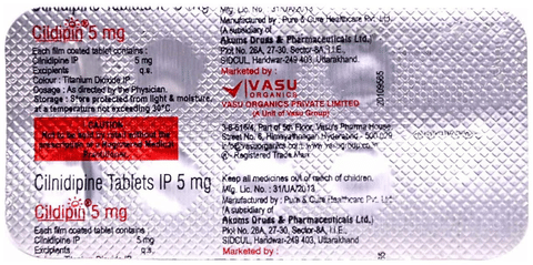 Cildipin 5mg Tablet image