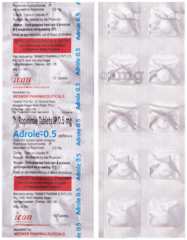 Adrole 0.5mg Tablet image