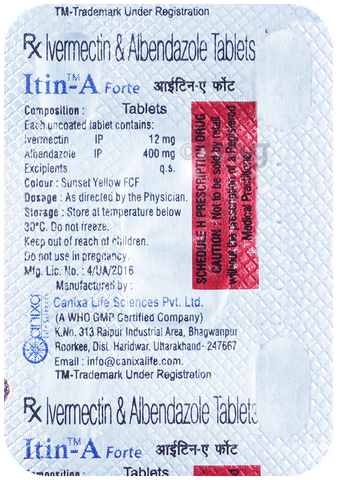 Itin-A Forte Tablet