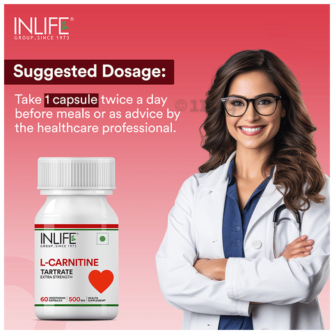l carnitine weight loss tablet Inlife L-Carnitine L-Tartrate Vegetarian Capsule: Buy bottle of 60.0  vegicaps at best price in India