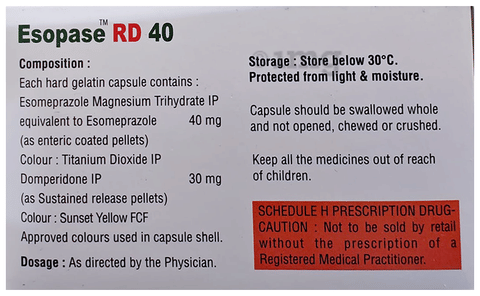 Esopase RD 40 Capsule SR image