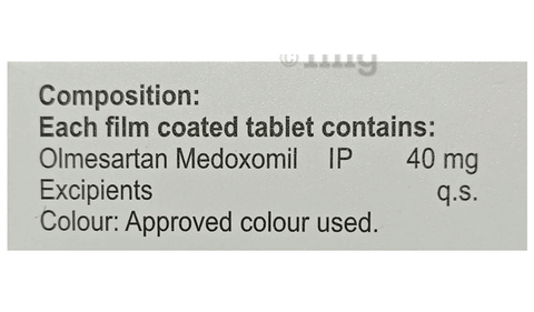 Olmeraas 40mg Tablet image
