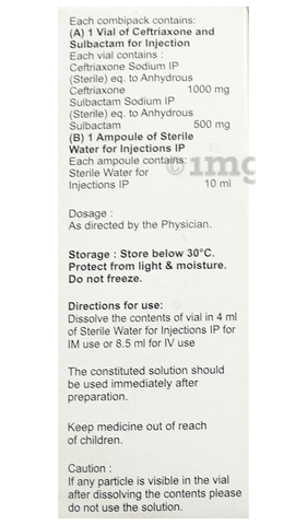 Ceftrilay SB Injection image