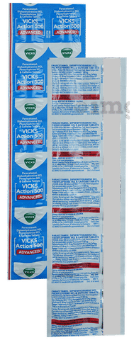Vicks Action 500 Advanced Tablet image