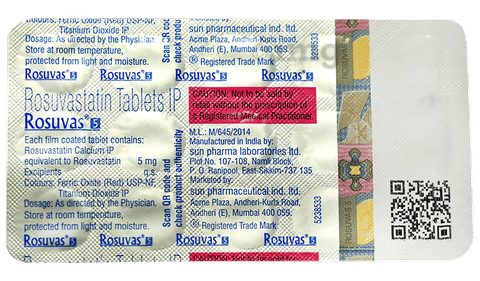 Rosuvas 5 Tablet image