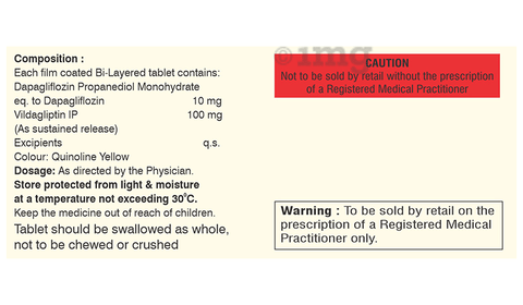 Vildos-DP 100/10 Tablet SR image