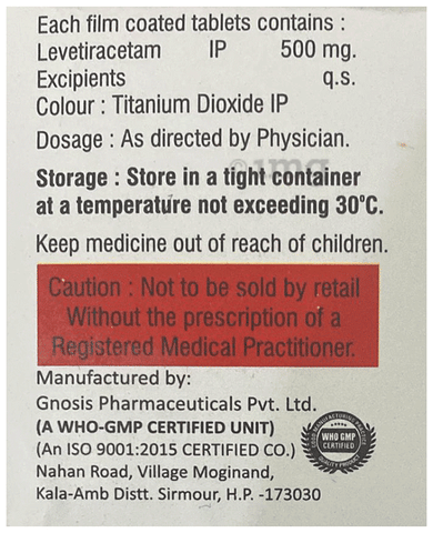 Leviflax 500 Tablet image