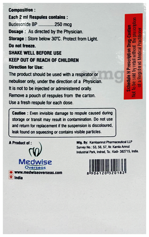 Budewise 0.25 Respule (2ml Each) image