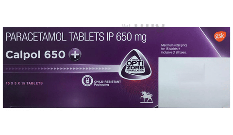 Calpol 650 + Tablet image
