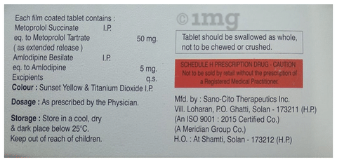 Metcross AM 50/5 Tablet PR